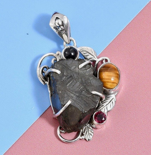 Artisan Crafted Elite Rough Shungite Pendant