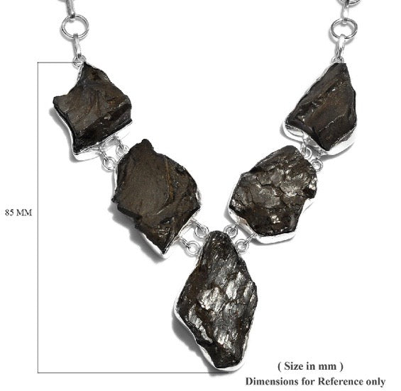Artisan Crafted Elite Shungite Silver Necklace
