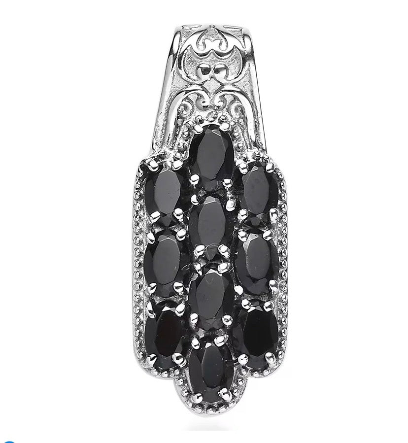 Thai Black Spinel Pendant