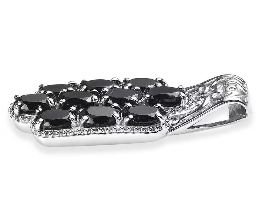 Thai Black Spinel Pendant