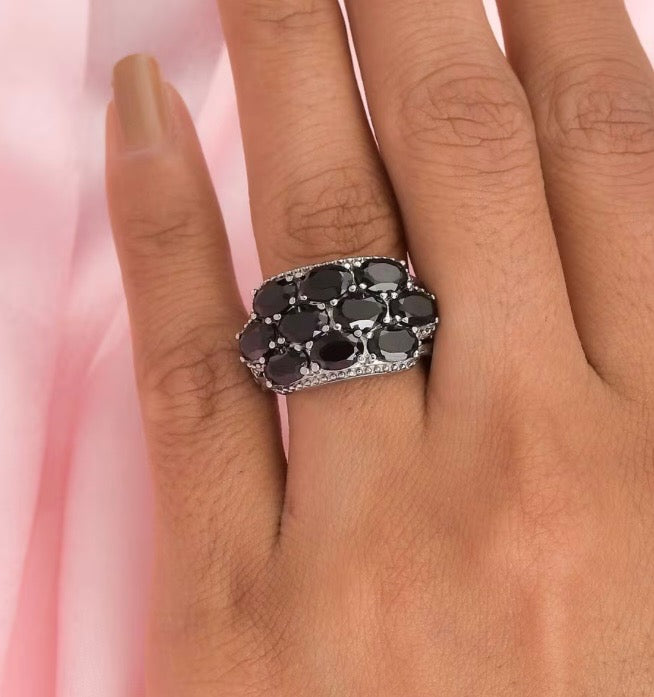 Thai Black Spinel Ring