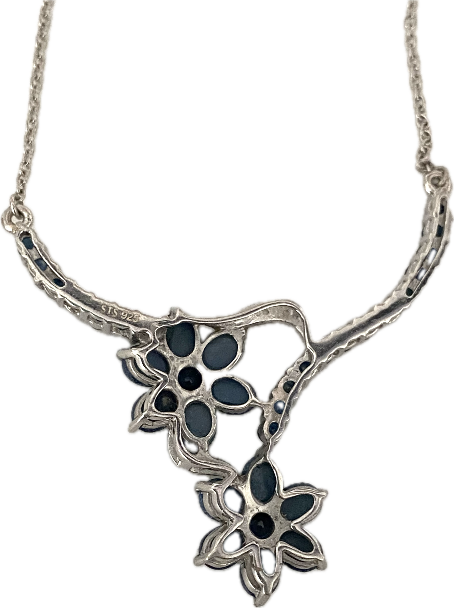 Thai Blue Star Sapphires Necklace