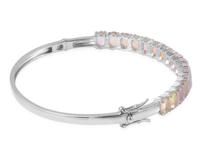 Ethiopian Welo Opal Bangle Bracelet