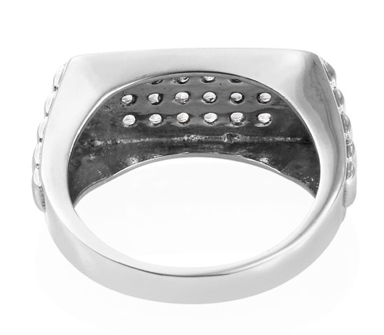 Brazilian Goshenite Mens / Unisex Ring