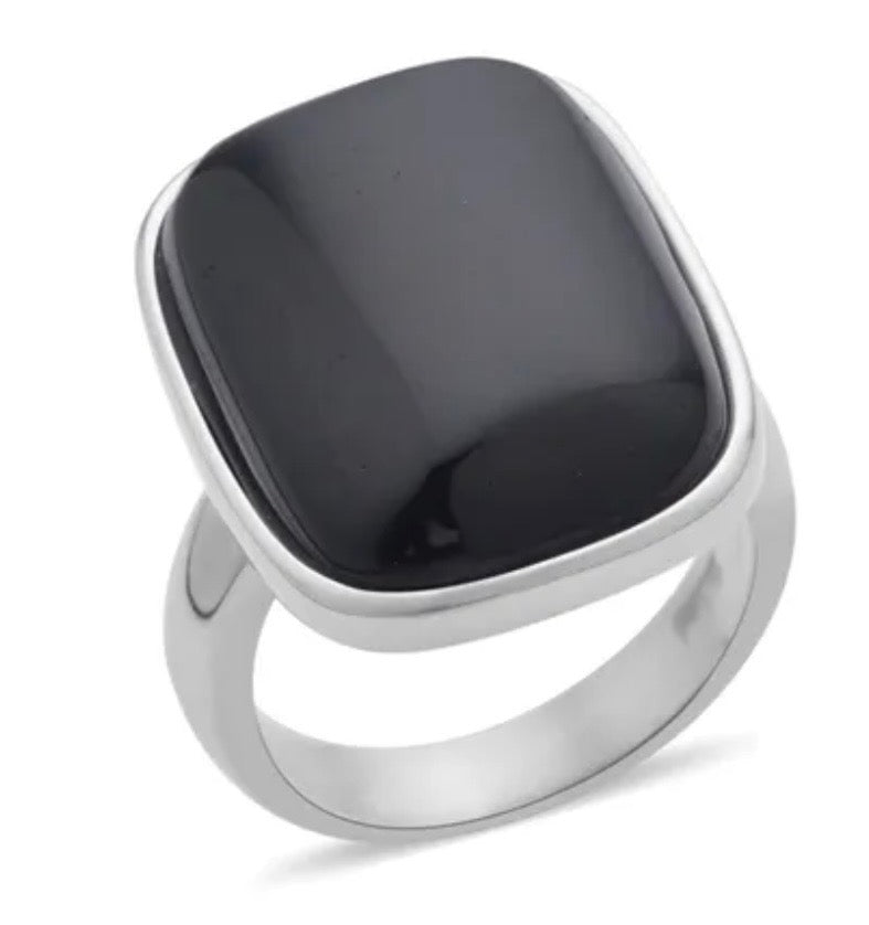 Black Obsidian Ring