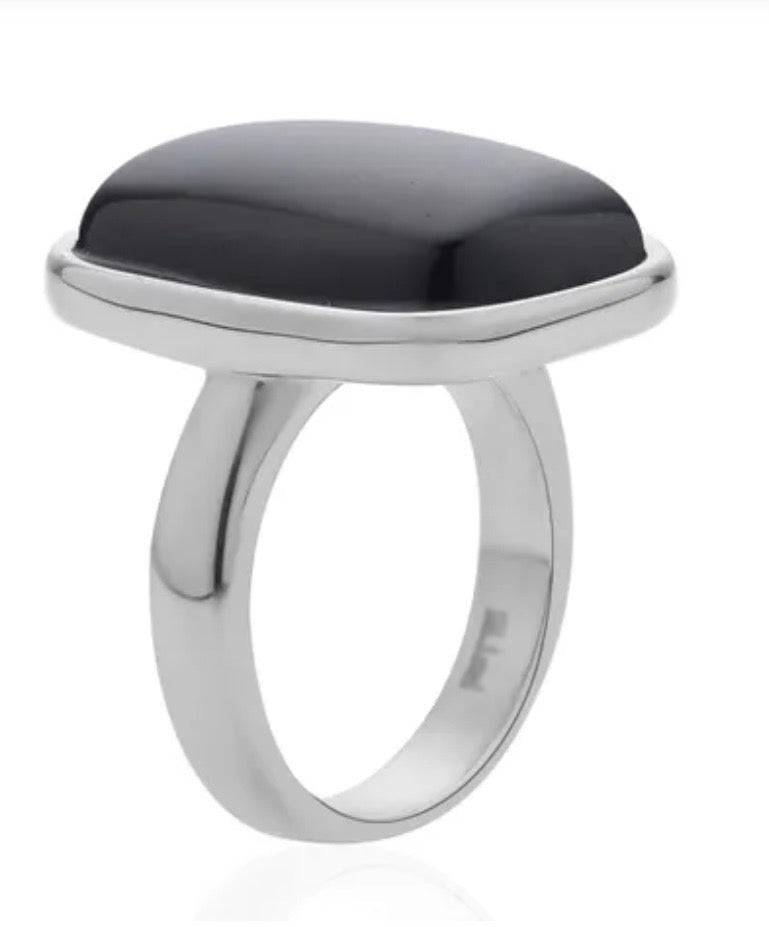 Black Obsidian Ring