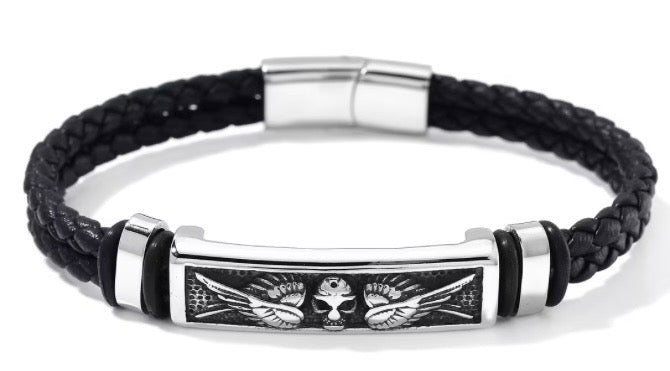 Winged Demon Stainless Steel Bracelet