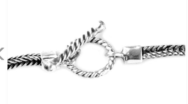 Artisan Crafted Elite Shungite Silver Bracelet