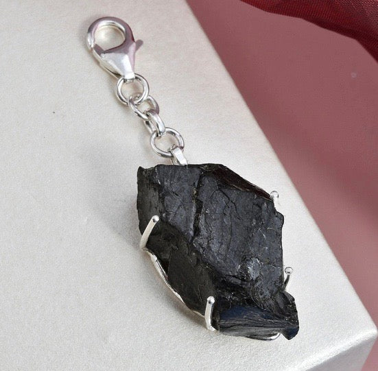 Artisan Crafted Rough Cut Elite Shungite Charm