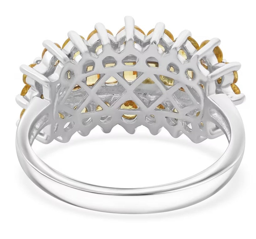 Madagascar Yellow Sapphire Sterling Silver Ring