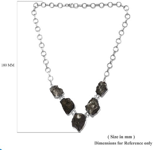 Artisan Crafted Elite Shungite Silver Necklace