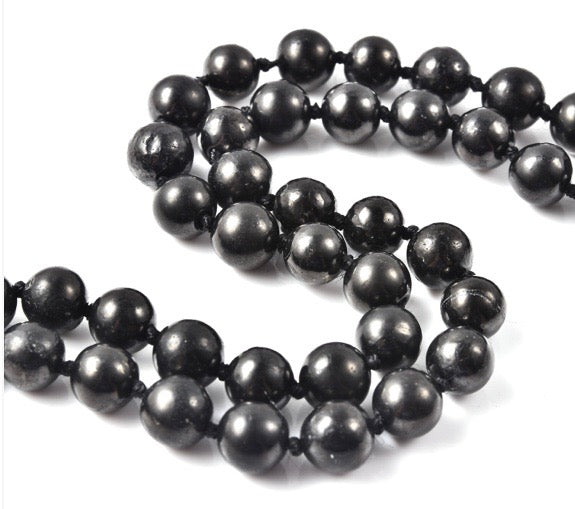 Elite Shungite Beaded Necklace Magnetic Closure