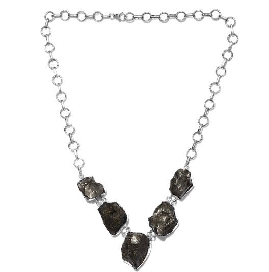 Artisan Crafted Elite Shungite Silver Necklace