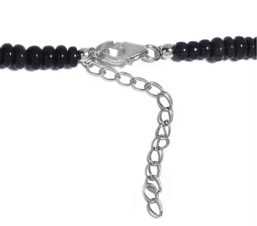 Elite Shungite Rondelle Beaded Necklace