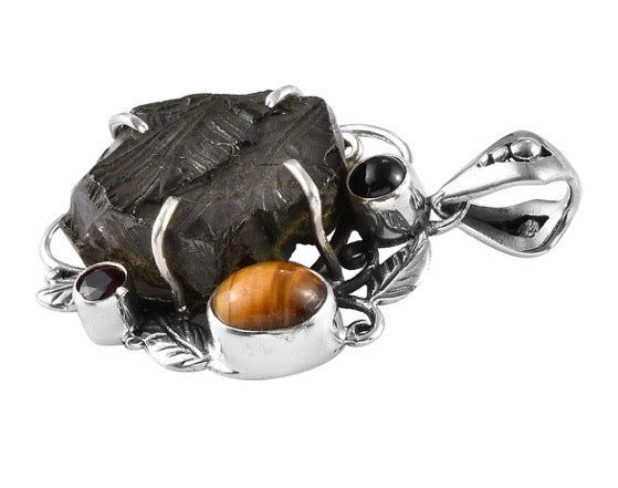 Artisan Crafted Elite Rough Shungite Pendant
