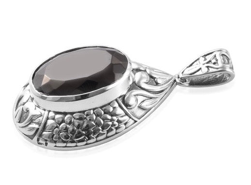Artisan Crafted Elite Shungite Silver Pendant