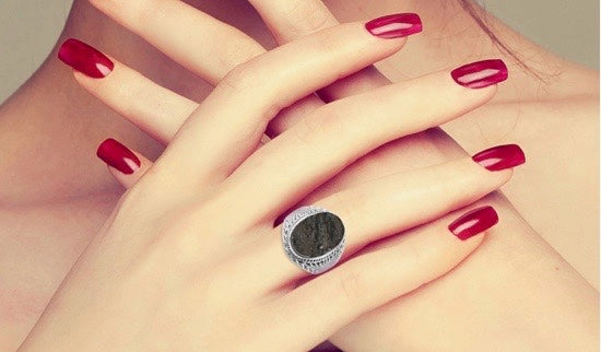 Artisan Crafted Rough Cut Elite Shungite Ring