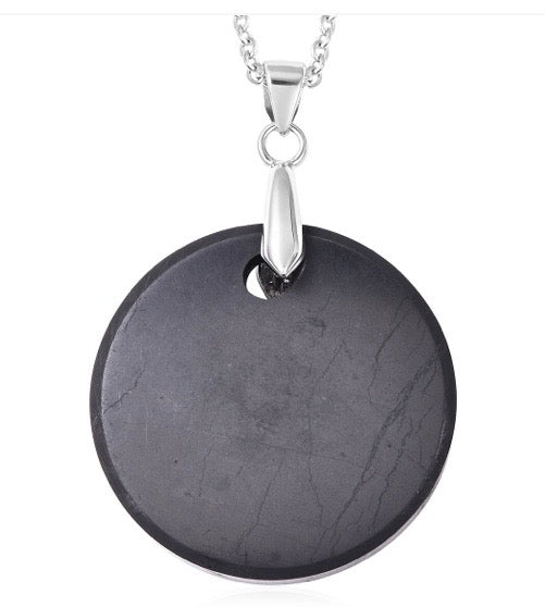 Elite Shungite Aquarius (Zodiac) Pendant With Chain