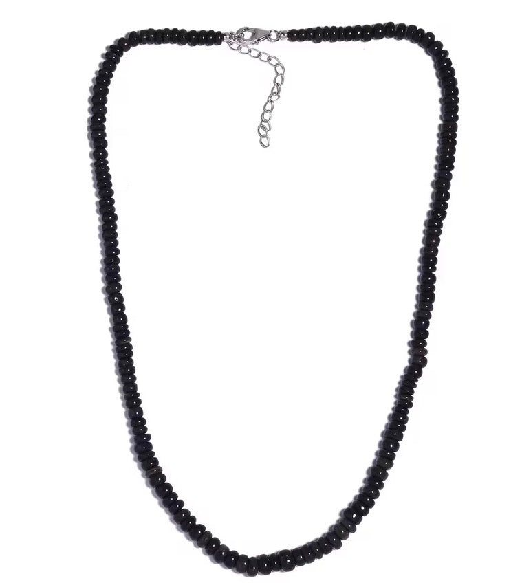 Elite Shungite Rondelle Beaded Necklace