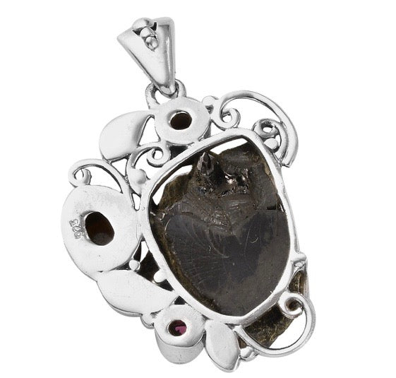 Artisan Crafted Elite Rough Shungite Pendant