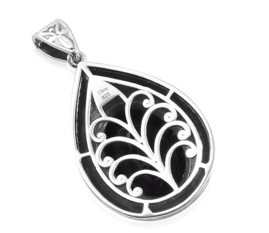 Artisan Crafted Elite Shungite Silver Pendant
