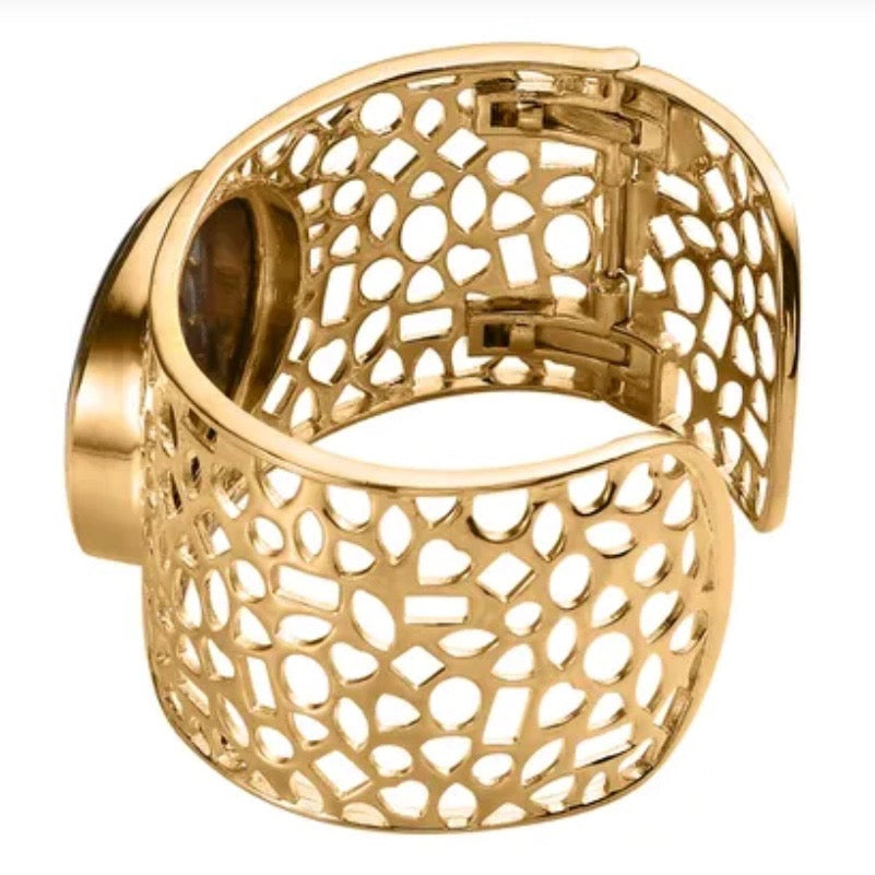 Malagasy Labradorite Cuff Bracelet