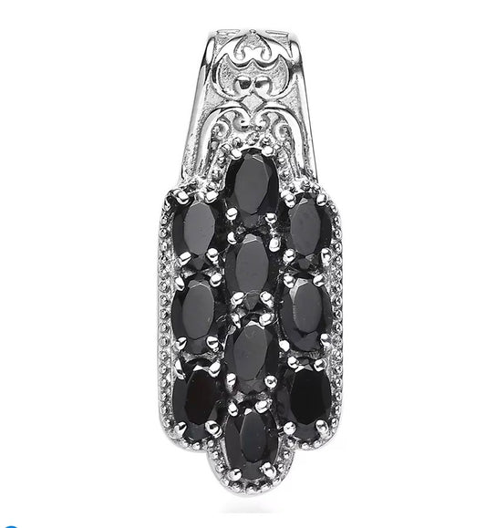 Thai Black Spinel Pendant