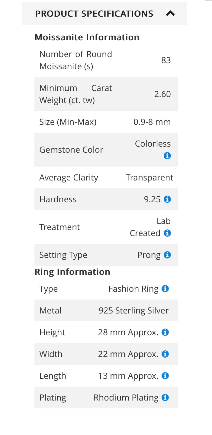 Moissanite Engagement Ring Crisantamo Cut
