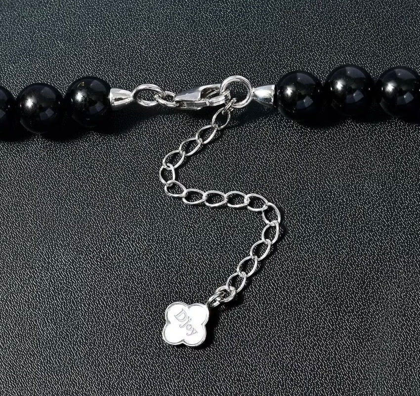 Australian Black Tourmaline Bead Necklace