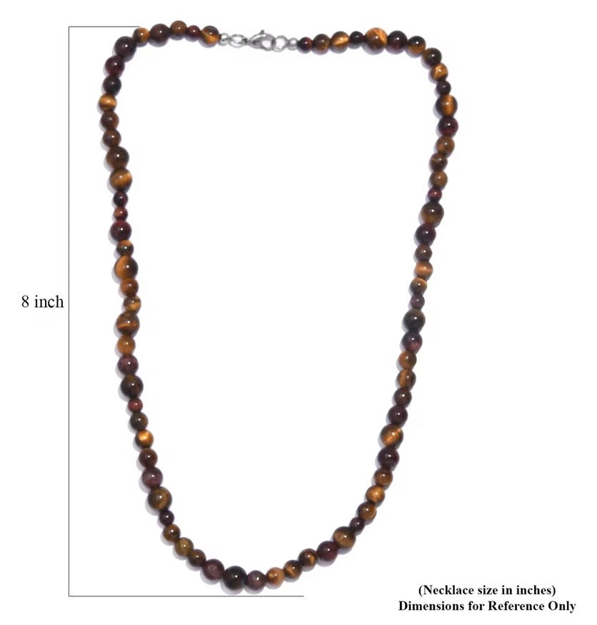Tiger's Eye Beaded Necklace