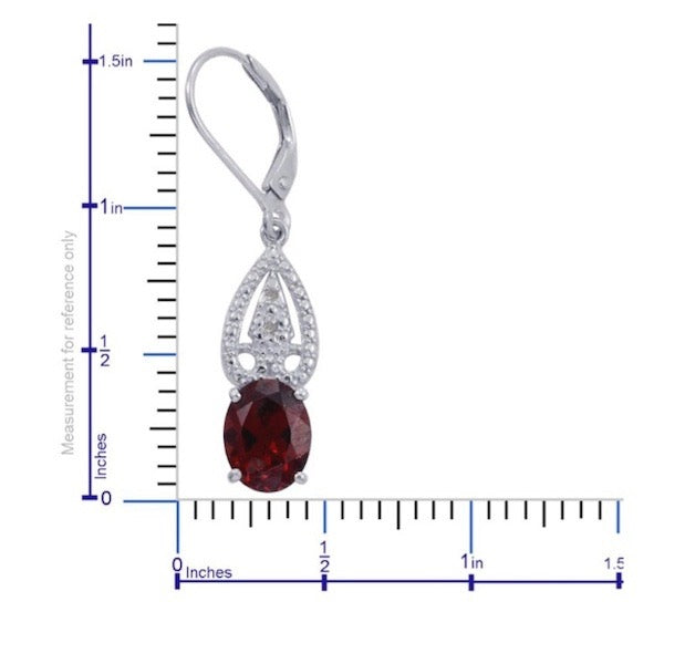 Mozambique Garnet Earrings