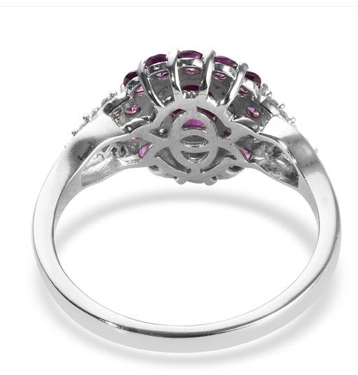 Purple Garnet Ring