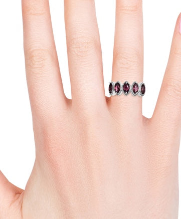 Orissa Rhodolite Garnet Ring
