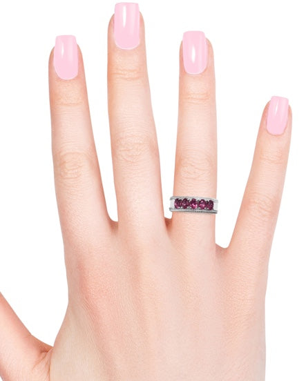 Tanzanian Wine Garnet Ring