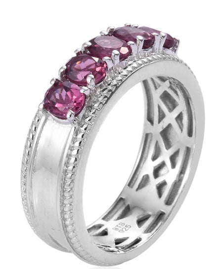 Tanzanian Wine Garnet Ring