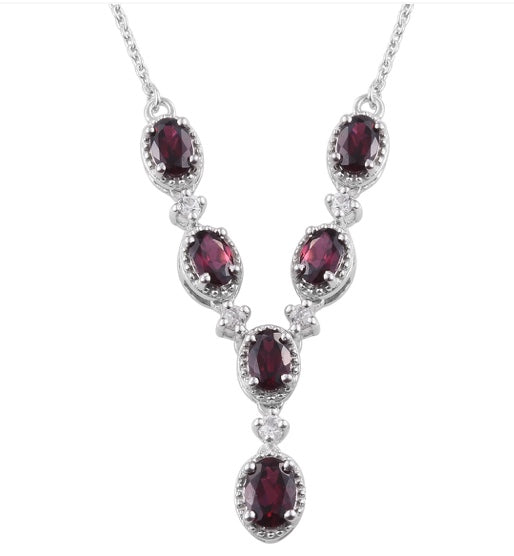Mozambique Garnet Necklace