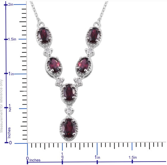 Mozambique Garnet Necklace