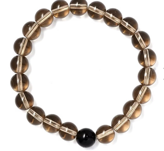 Smokey Quartz Stretch Bracelet
