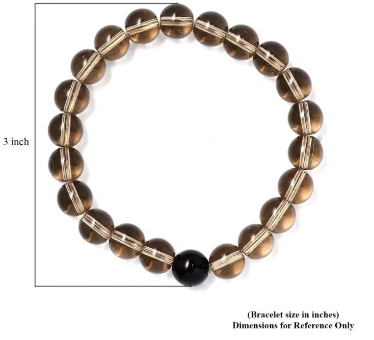 Smokey Quartz Stretch Bracelet