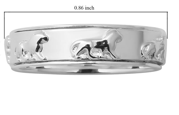 Zodiac Leo 925 Sterling Silver Ring