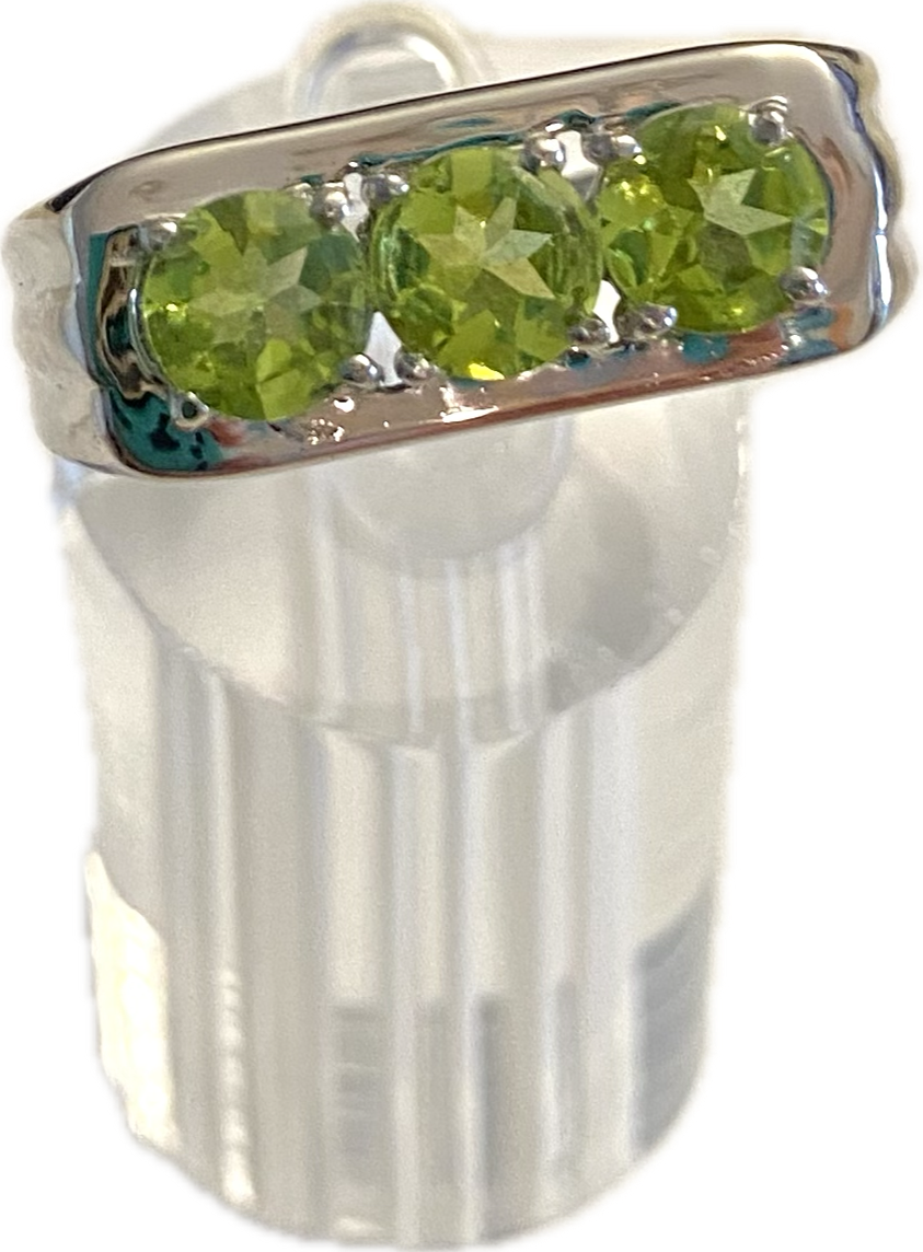Hebei Peridot Stainless Steel Mens / Unisex Ring