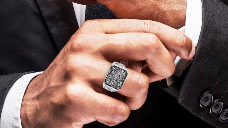 Artisan Crafted Dragon Signet Ring