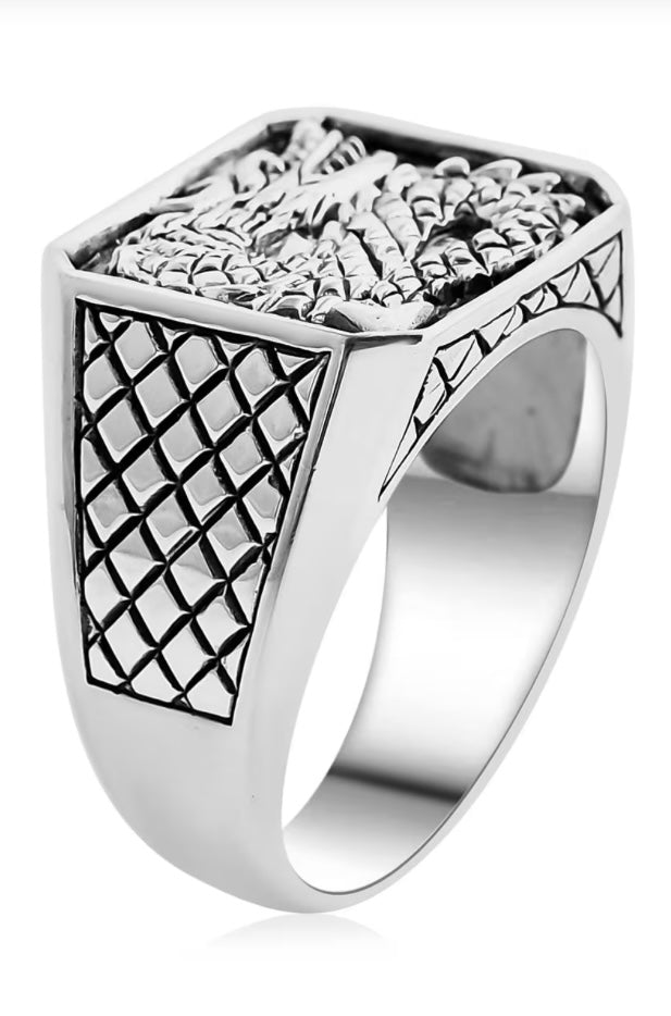 Artisan Crafted Dragon Signet Ring