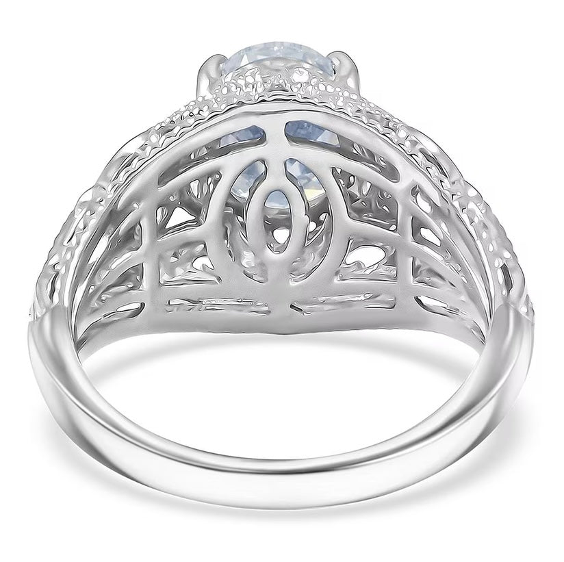 Clarte Harmony Collection Moissanite Ring Size 9
