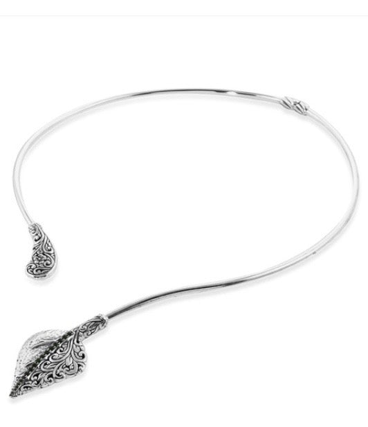 Russian Green Diopside Handcrafted In Bali  925 Sterling Silver Neck Collar / Necklace