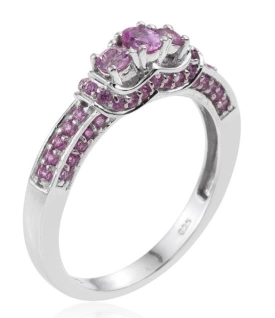 Pink Sapphire Engagement / Wedding Ring Style