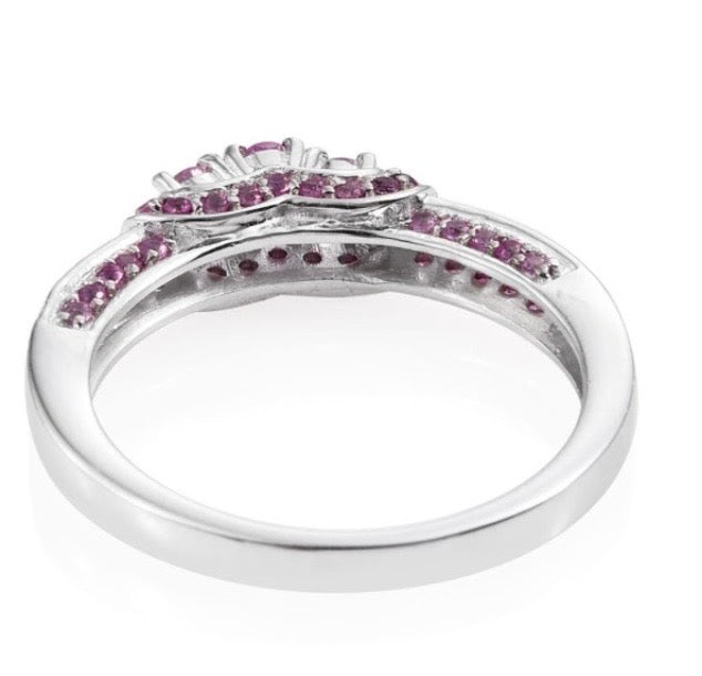 Pink Sapphire Engagement / Wedding Ring Style
