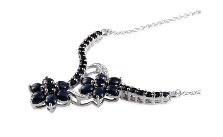 Thai Blue Star Sapphires Necklace