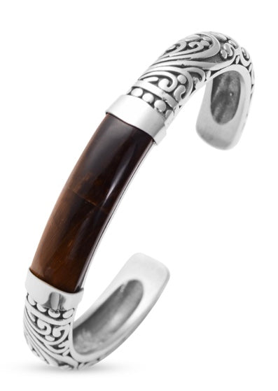 Yellow Tiger's Eye Cuff Bracelet