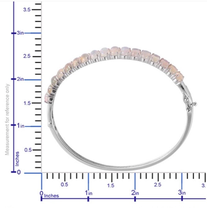 Ethiopian Welo Opal Bangle Bracelet